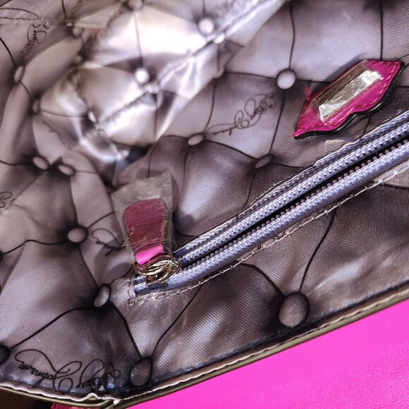 Betsey Johnson Charmed I'm Sure Color Block Satchel - EUC - Picture 12 of 14